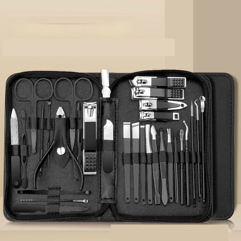 30-Piece Stainless Steel Nail Care Set